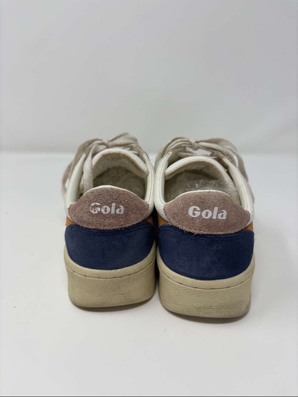 Gola White & Tan Low-Top Sneakers 6 - Picture 4 of 7